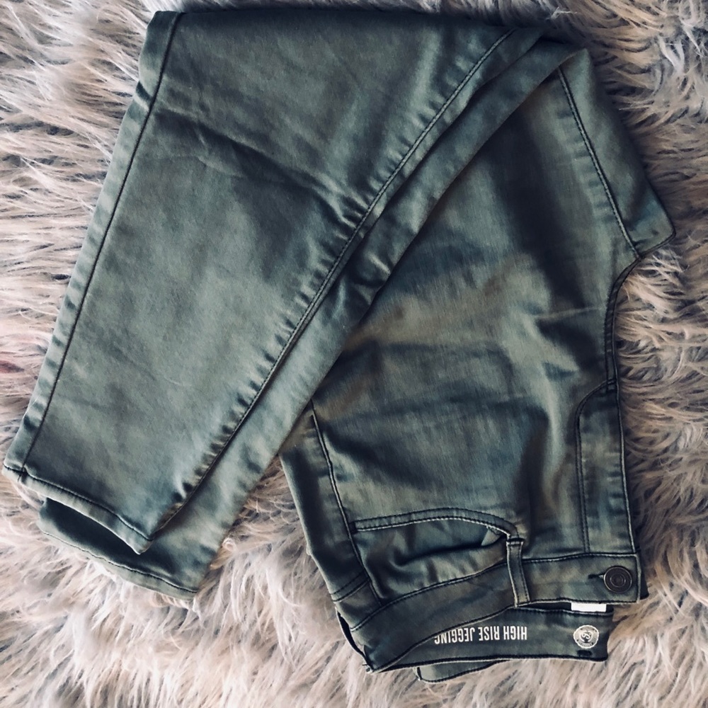 High rise jegging